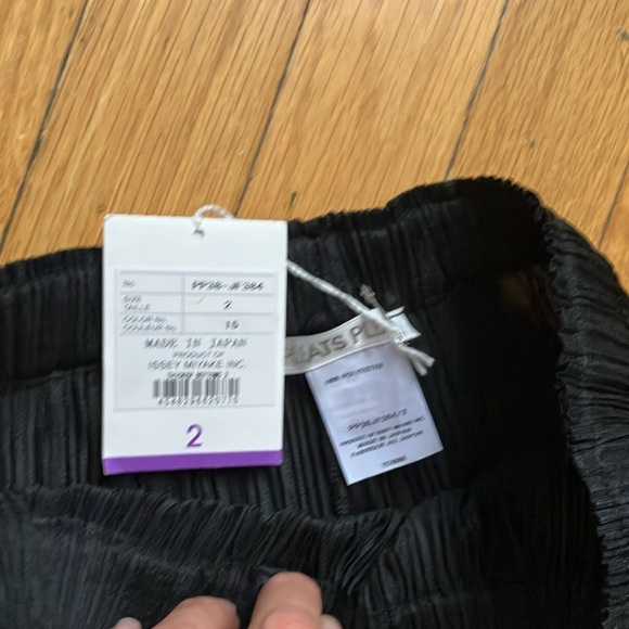 ISSEY MIYAKE Pleats Please Black "Thicker Bottom" Trouser JP 2 / US 0 - Picture 2 of 4